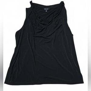 Relativity Sleeveless Black Shirt Womens 2X